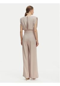 Rinascimento Kombinezon CFC0127546003 Beżowy Wide Leg. Kolor: beżowy. Materiał: syntetyk #4