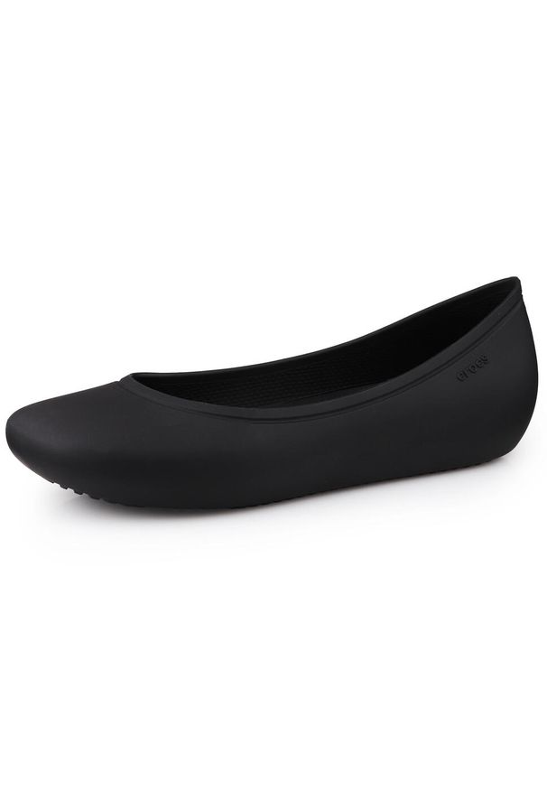 Baleriny wsuwane Crocs BROOKLYN FLAT. Kolor: czarny. Styl: sportowy