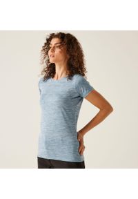 Regatta - Koszulka sportowa damska Fingal Edition szybkoschnąca. Kolor: czerwony. Materiał: poliester. Długość rękawa: krótki rękaw. Długość: krótkie. Sport: turystyka piesza #1