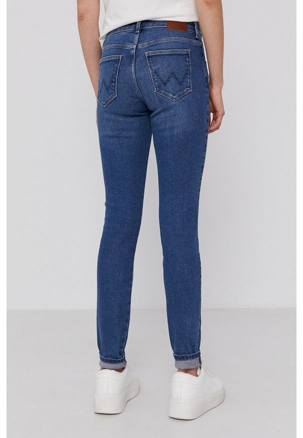 Wrangler - Jeansy 615. Kolor: niebieski