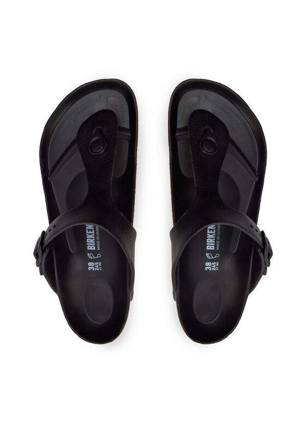 Birkenstock Japonki Gizeh 0128201 Czarny. Kolor: czarny. Materiał: syntetyk