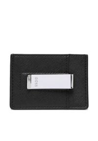 BOSS - Boss Etui na karty kredytowe Zair Money Clip I 50485622 Czarny. Kolor: czarny. Materiał: skóra