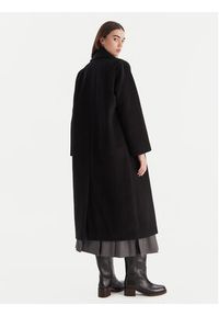 Weekend Max Mara Płaszcz wełniany Zufolo 2525016092 Czarny Regular Fit. Kolor: czarny. Materiał: wełna #3