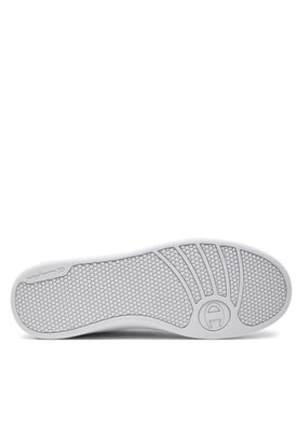 Champion Sneakersy New Court Low Cut Shoe S22075-CHA-WW008 Biały. Kolor: biały. Materiał: skóra