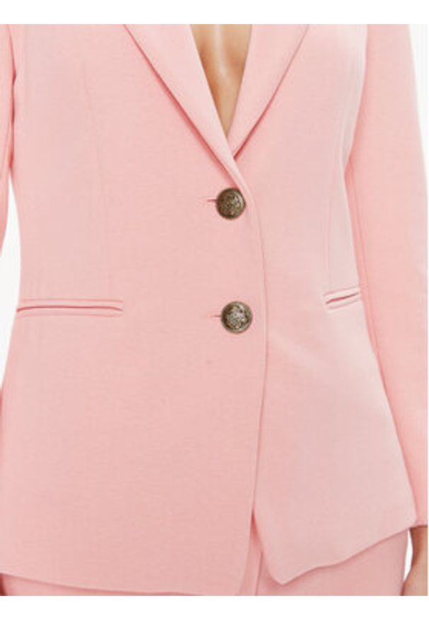 Marella Marynarka Lia 2413911024 Różowy Regular Fit. Kolor: różowy. Materiał: syntetyk