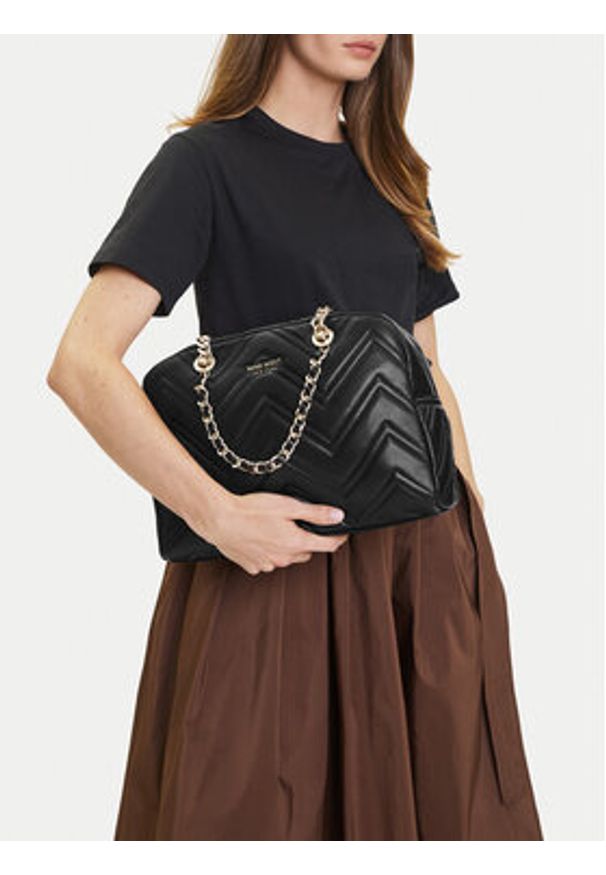 Nine West Torebka CEO-ALICE-LA482-3468 Czarny. Kolor: czarny