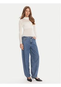 Hugo - HUGO Sweter Slumy_B 50543045 Écru Regular Fit. Materiał: wiskoza #3