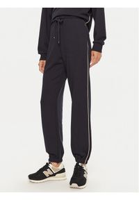 Max Mara Leisure Spodnie dresowe Pirano 2426786088 Granatowy Regular Fit. Kolor: niebieski. Materiał: bawełna, syntetyk