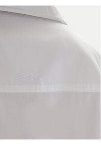 Karl Lagerfeld - KARL LAGERFELD Koszula B1W11013 Biały Relaxed Fit. Typ kołnierza: dekolt w karo. Kolor: biały. Materiał: bawełna #3