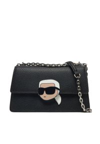 Karl Lagerfeld - KARL LAGERFELD Torebka A1W30498 Czarny. Kolor: czarny. Materiał: skórzane