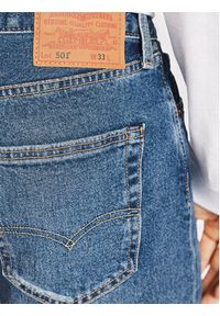 Levi's® Szorty jeansowe 501® Hemmed 36512-0164 Granatowy Regular Fit. Kolor: niebieski. Materiał: bawełna