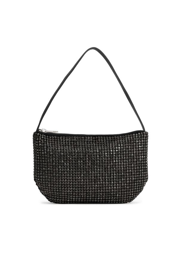 Kazar - Wieczorowa torebka do ręki i na ramię. Kolor: czarny. Styl: wizytowy. Rodzaj torebki: do ręki