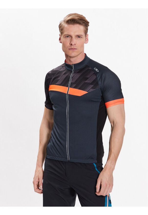 CMP Koszulka rowerowa 33N6767 Granatowy Regular Fit. Kolor: niebieski. Materiał: syntetyk