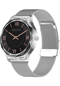 GARETT - Smartwatch Garett Women Elise Srebrny (5903991665676). Rodzaj zegarka: smartwatch. Kolor: srebrny