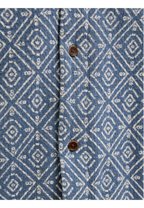 Jack & Jones Koszula Bluvincent 12273289 Niebieski Relaxed Fit. Kolor: niebieski. Materiał: bawełna