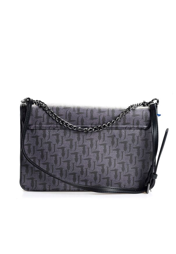 Trussardi Jeans Torebka "Vaniglia" | 75B00480 | Vaniglia Shoulder Bag | Kobieta | Grafitowy. Kolor: szary. Materiał: skórzane. Rodzaj torebki: na ramię