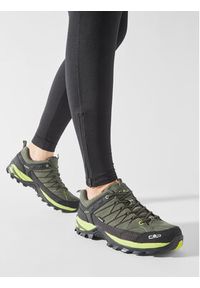 CMP Trekkingi Rigel Low Trekking Shoes Wp 3Q13247 Zielony. Kolor: zielony. Materiał: zamsz, skóra. Sport: turystyka piesza