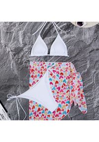Intica - Zestaw bikini z pareo na plażę i basen Paca. Kolor: wielokolorowy. Materiał: tkanina, materiał