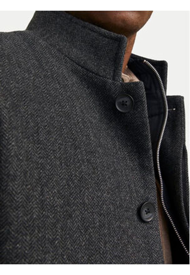 Jack & Jones Płaszcz wełniany Harrison 12258674 Szary Regular Fit. Kolor: szary. Materiał: syntetyk, wełna