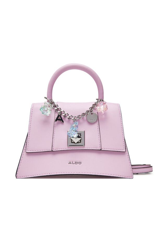Aldo Torebka Lefteye 13990685 Różowy. Kolor: różowy. Materiał: skórzane