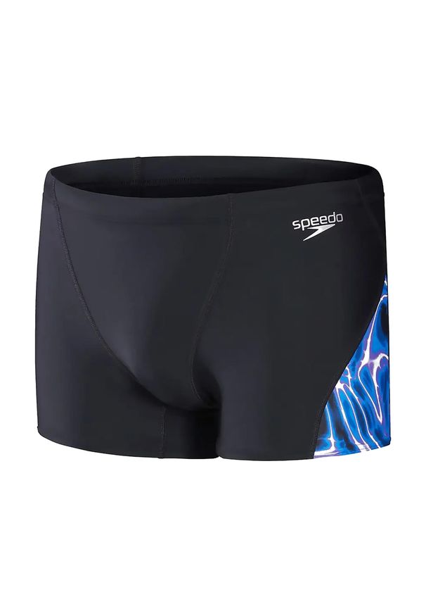 Bokserki kąpielowe męskie Speedo Allover Digi V-Cut. Kolor: czarny
