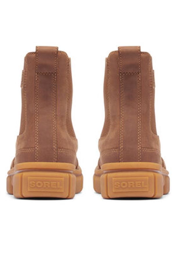 sorel - Sorel Sztyblety Explorer Strt 2078061242 Brązowy. Kolor: brązowy. Materiał: nubuk, skóra