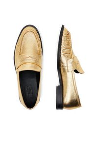 Badura Mokasyny LILAC-SLT152SK Złoty. Kolor: złoty. Materiał: skóra #6