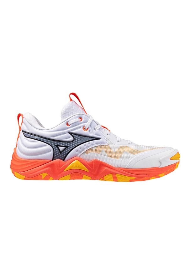 Buty halowe Mizuno Wave Momentum Elite. Kolor: biały. Model: Mizuno Wave. Sport: siatkówka