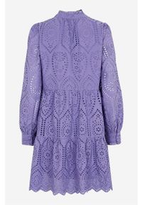 Y.A.S - Sukienka Holli. Kolor: fioletowy. Materiał: koronka, tkanina, bawełna. Wzór: ażurowy, aplikacja, koronka #2