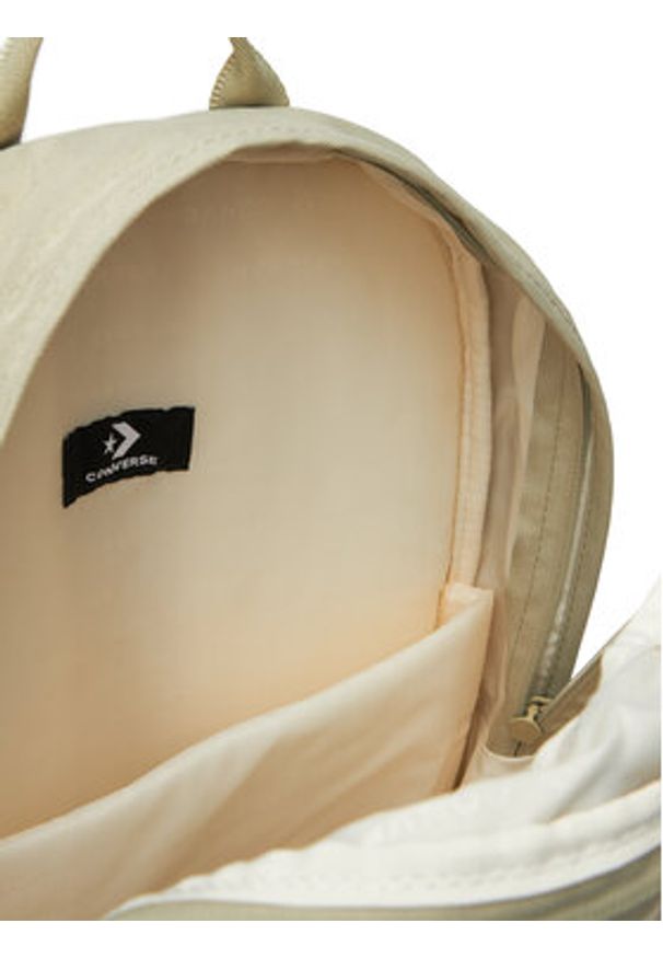 Converse Plecak Straight Edge Backpack 10021138-A36 Beżowy. Kolor: beżowy. Materiał: materiał