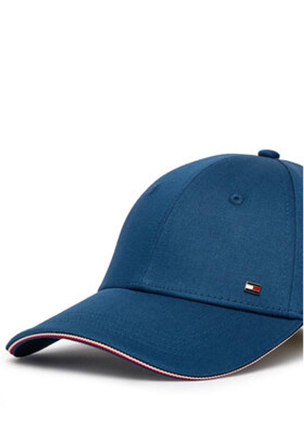 TOMMY HILFIGER - Tommy Hilfiger Czapka z daszkiem Corporate Cotton 6 AM0AM12035 Niebieski. Kolor: niebieski. Materiał: bawełna