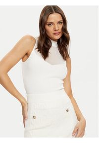 Marciano Guess Bluzka 5RGR20 5817Z Beżowy Regular Fit. Kolor: beżowy. Materiał: wiskoza