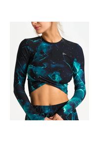 SLAVIWEAR - Rashguard Damski Slaviwear Galaxy. Kolor: wielokolorowy, czarny, zielony #1