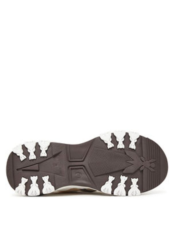 Patrizia Pepe Sneakersy 8Z0043/V005-J4Q8 Beżowy. Kolor: beżowy. Materiał: skóra, zamsz