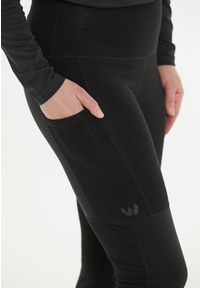Rajstopy damskie Whistler Watts. Kolor: czarny. Sport: joga i pilates, fitness