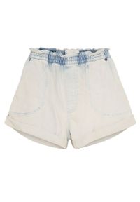 ONETEASPOON - Jeansowe szorty Hunters Boyfriend. Stan: podwyższony. Kolor: biały. Materiał: jeans #7