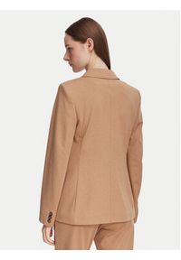 Weekend Max Mara Marynarka Colibri 2625916021 Brązowy Regular Fit. Kolor: brązowy. Materiał: bawełna #4