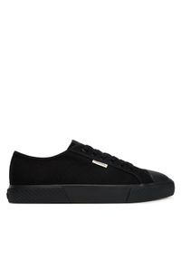 Calvin Klein Trampki Vulc Laceup Cv HM0HM02121 Czarny. Kolor: czarny. Materiał: materiał #1