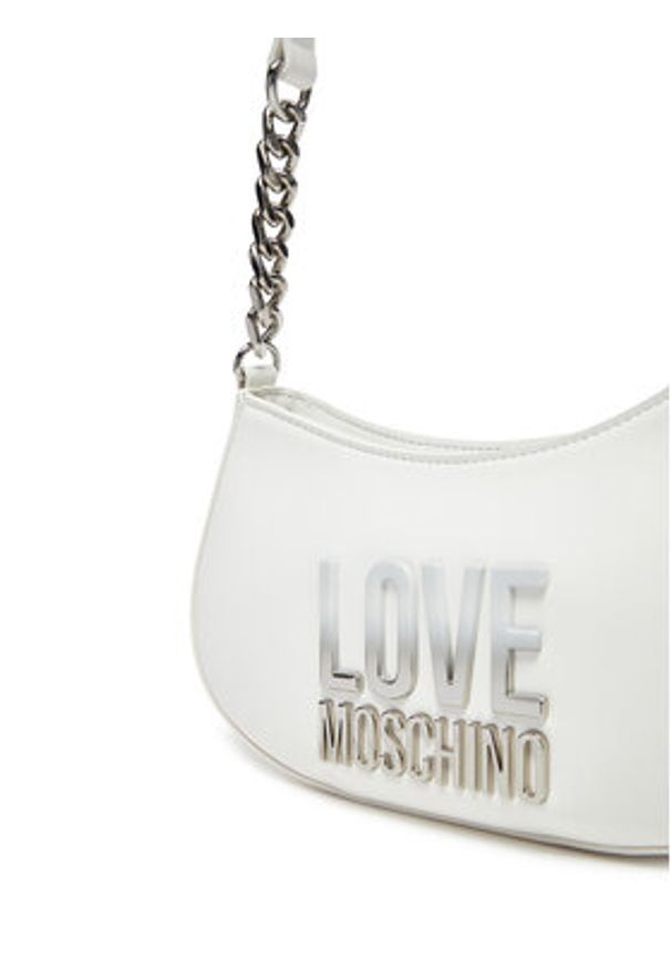 Love Moschino - LOVE MOSCHINO Torba JC4256PP0M Biały. Kolor: biały. Materiał: skórzane
