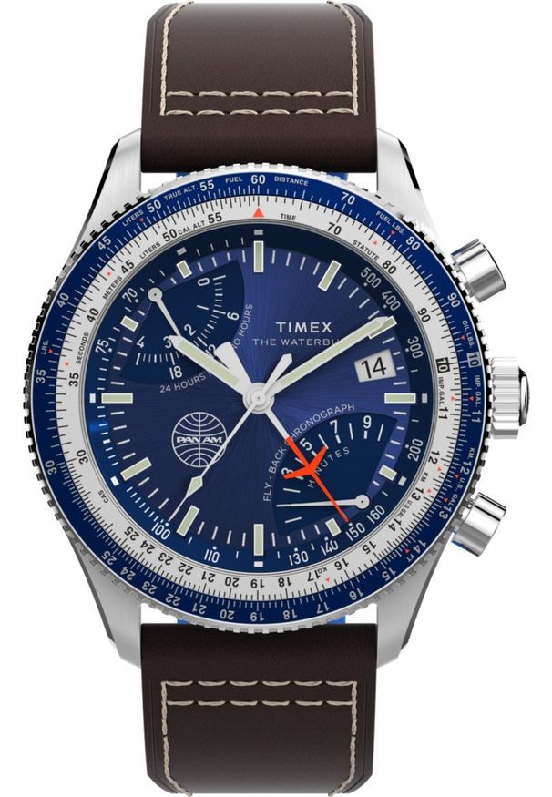 Zegarek męski Timex TW2W97200 brązowy. Kolor: brązowy