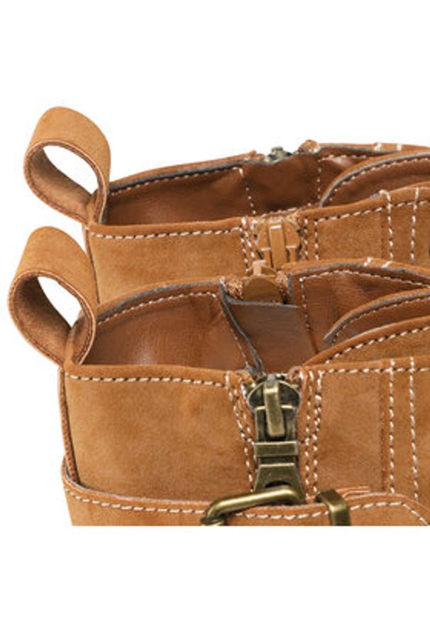 Clara Barson Trapery WS2702-10 Brązowy. Kolor: brązowy. Materiał: skóra