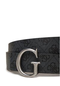 Guess Pasek Męski BMGILO P4235 Czarny. Kolor: czarny. Materiał: skóra #2