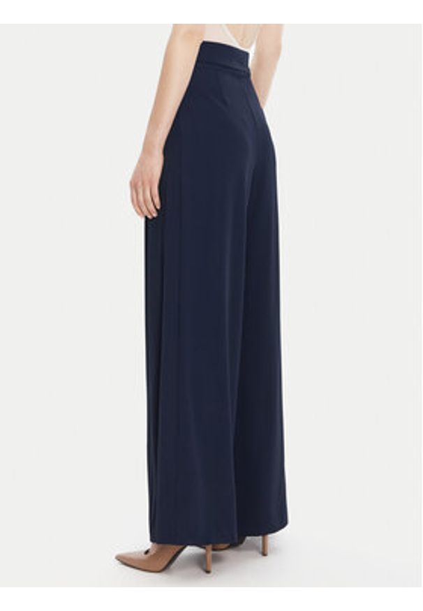 Rinascimento Spodnie palazzo CFC0125495003 Granatowy Wide Leg. Kolor: niebieski. Materiał: syntetyk