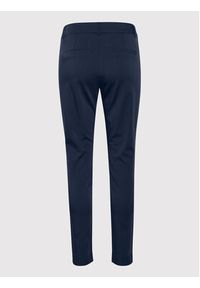 Kaffe Spodnie materiałowe Lea 10505191 Granatowy Slim Fit. Kolor: niebieski. Materiał: syntetyk