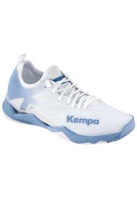 KEMPA - Damskie buty halowe Kempa Wing Lite 2.0. Kolor: biały, niebieski, wielokolorowy