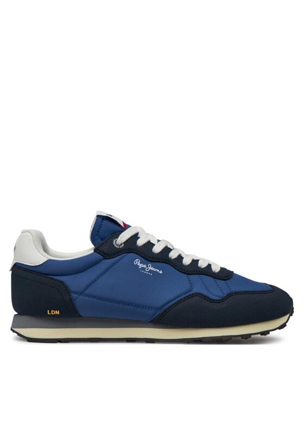 Pepe Jeans Sneakersy Natch Basic M PMS40010 Niebieski. Kolor: niebieski