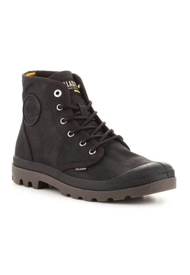 Buty do chodzenia unisex Palladium Pampa HI Wax. Wysokość cholewki: za kostkę. Zapięcie: sznurówki. Kolor: brązowy. Materiał: guma, materiał, syntetyk. Szerokość cholewki: normalna. Sport: turystyka piesza