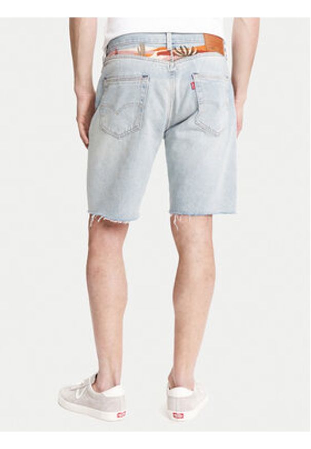Levi's® Szorty jeansowe 501® 36512-0257 Niebieski Regular Fit. Kolor: niebieski. Materiał: bawełna