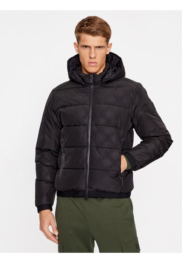 EA7 Emporio Armani Kurtka zimowa 6RPB11 PNEFZ 1200 Czarny Regular Fit. Kolor: czarny. Materiał: syntetyk. Sezon: zima