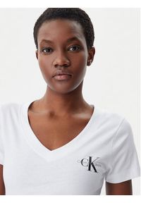 Calvin Klein Jeans Komplet 2 t-shirtów J20J223447 Biały Regular Fit. Kolor: biały. Materiał: bawełna #5